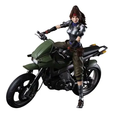 Final Fantasy VII Remake Play Arts Kai Actionfigur & Fahrzeug Jessie & Bike Produktfoto