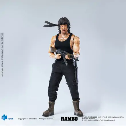 Rambo Exquisite Super Series Actionfigur 1/12 First Blood II John Rambo 16 cm termékfotója
