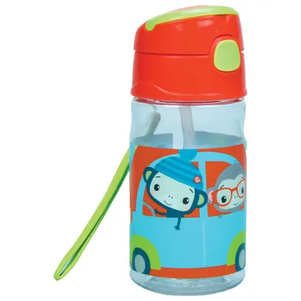 Fisher-Price Animals Auto Plastik Trinkflasche mit Haken 350 ml Produktfoto