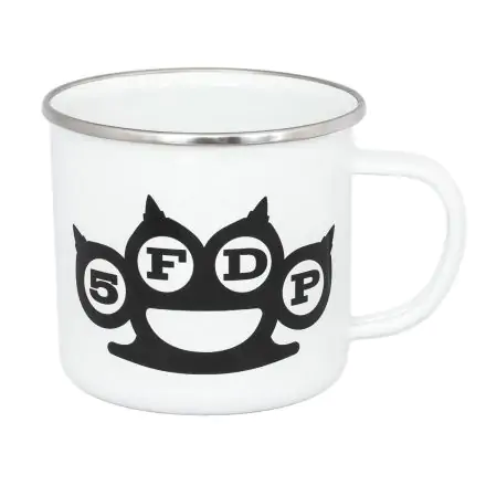 Five Finger Death Punch Emaille Becher White Logo Produktfoto