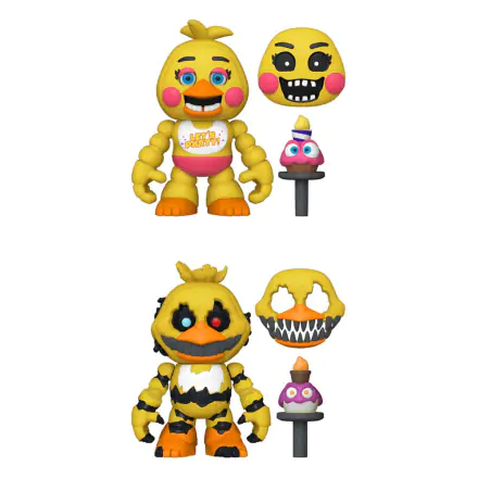 Five Nights at Freddy's Snap Actionfiguren Nightmare Chica & Toy Chica 9 cm termékfotója