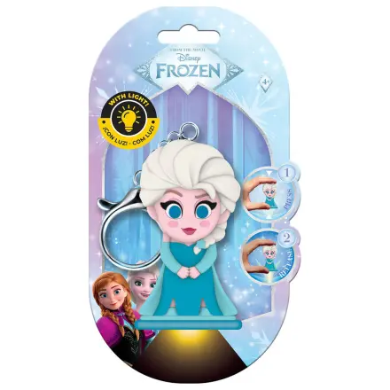 Flashies Disney Frozen Elsa 3D Schlüsselanhänger mit LED-Taschenlampe Produktfoto