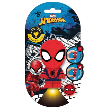 Flashies Marvel Spiderman 3D Schlüsselanhänger mit LED Taschenlampe Produktfoto