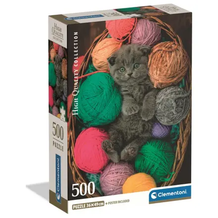 Fluffy Kitten Puzzle 500 Teile Produktfoto