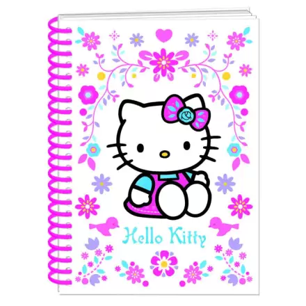 Folksy Hello Kitty A5 Notizbuch Produktfoto