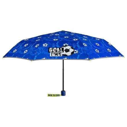Football manuelle Falt Regenschirm 50 cm Produktfoto