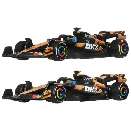 Formula 1 Hot Wheels Premium Die-Cast Fahrzeug 2er-Pack 1:64 Team McLaren Produktfoto