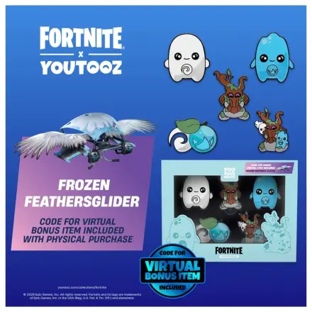 Fortnite Anstecknadel 5er-Pack Sprite Set 5 cm Produktfoto