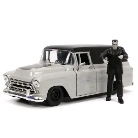 Frankenstein Chevy Suburban Delivery 1957 car + Figur set Produktfoto