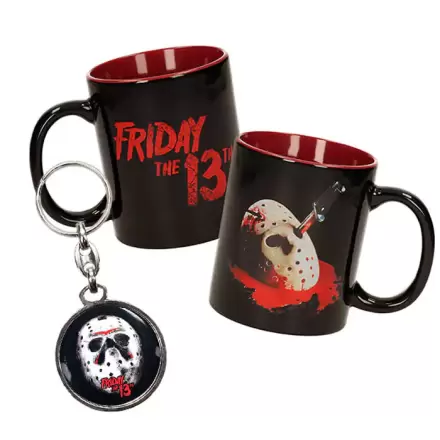 Friday the 13th Tasse und Metall-Schlüsselanhänger Produktfoto