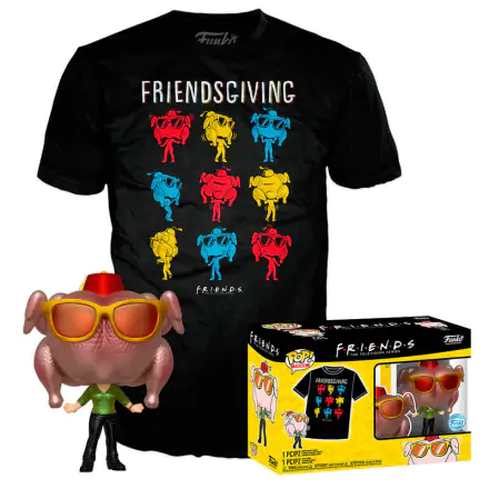 Friends Monica Turkey Funko POP Figur & T-Shirt Set Exkluzív Produktfoto