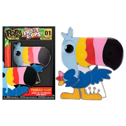 Fruit Loops POP! Pin Ansteck-Pin Toucan Sam 10 cm Produktfoto