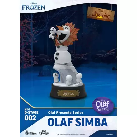 Die Eiskönigin Mini Diorama Stage PVC Statue Olaf Presents Olaf Simba 12 cm termékfotója