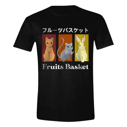 Fruits Baksket Cat Rabbit Cat T-shirt termékfotója