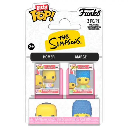 Funko Bitty POP pack 2 Figuren The Simpsons Homer & Marge Produktfoto