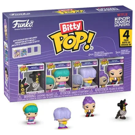 Funko Bitty POP 4er-Pack Figuren-Set KPop Demon Hunters Produktfoto