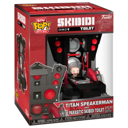 Funko Bitty Pop Bots Figur Skibidi Toilet Titan Speakerman and Parasitic Skibidi Toilet Produktfoto