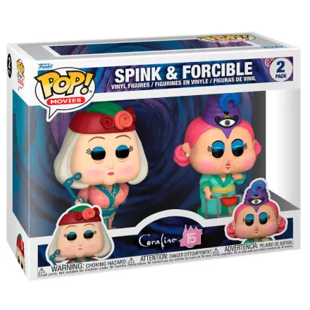 Funko POP 2er-Pack Figuren Coraline Spink & Forcible termékfotója