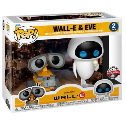 POP set 2 Figurn Disney Wall-E - Wall-E & Bulb Eve Exclusive Produktfoto