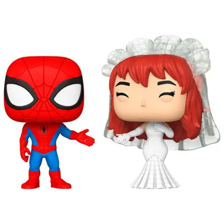 Funko POP Pack 2 Figuren Marvel Spider-Man und MJ Produktfoto