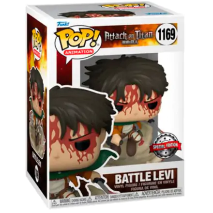 POP Figur Attack on Titan Battle Levi Exclusive Produktfoto