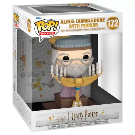 Funko POP Figur Deluxe Harry Potter and the Prisoner of Azkaban - Dumbledore with Podium termékfotója