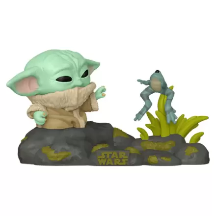 Funko POP Figur Deluxe Star Wars The Mandalorian Grogu with Frog termékfotója