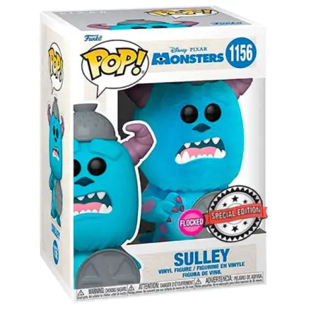Monsters, Inc. 20th Anniversary POP! Disney Vinyl Figur Sulley with Lid (Flocked) 9 cm termékfotója