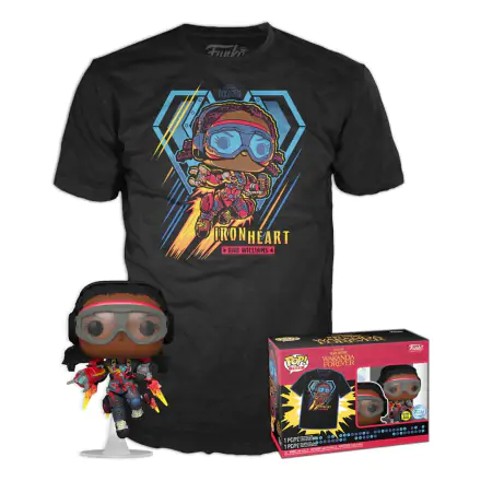 Funko POP Figur & T-Shirt Set Black Panther Legacy Ironheart MK1 (GW) Produktfoto