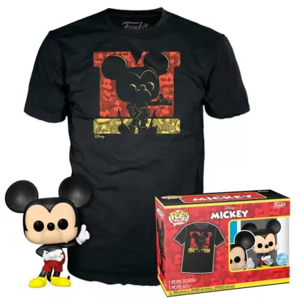 POP Figur & Tee Set Disney Mickey Exclusive termékfotója