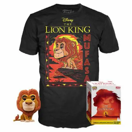 Funko POP Figur & T-Shirt Set Disney The Lion King Mufasa termékfotója