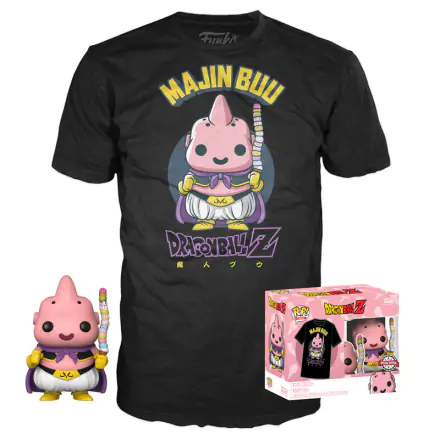 Funko POP! Figur & T-Shirt Set Dragon Ball Z Majin Buu Exkluzív termékfotója