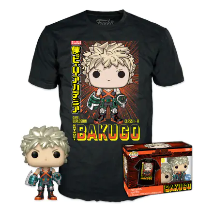 Funko POP! Figur & T-Shirt Set My Hero Academia Katsuki Bakugo (MT) termékfotója