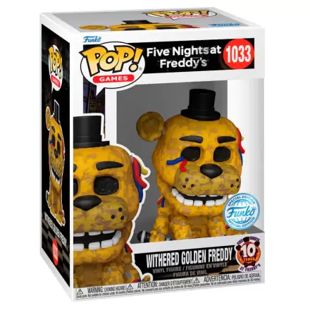 Funko POP Figur Five Night at Freddys Withered Golden Freddy Exclusive termékfotója