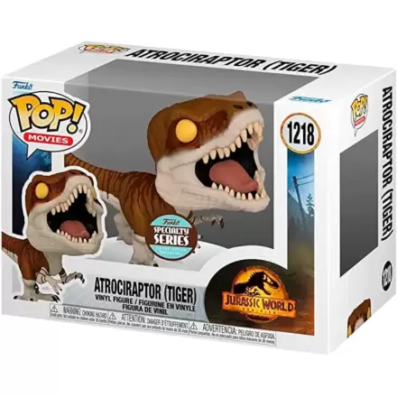 POP Figur Jurassic World 3 Atrociraptor Tiger Exclusive termékfotója