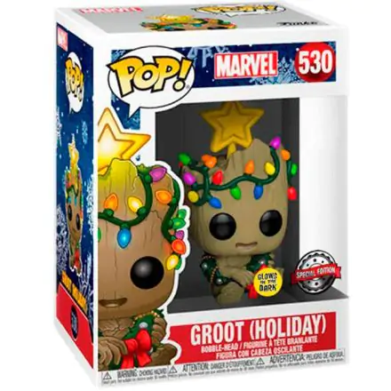 POP Figur Marvel POP Marvel Groot Holiday Christmas Exclusive Produktfoto