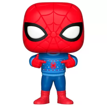 Funko POP Figur Marvel Holiday Spider-Man with Ugly Sweater termékfotója