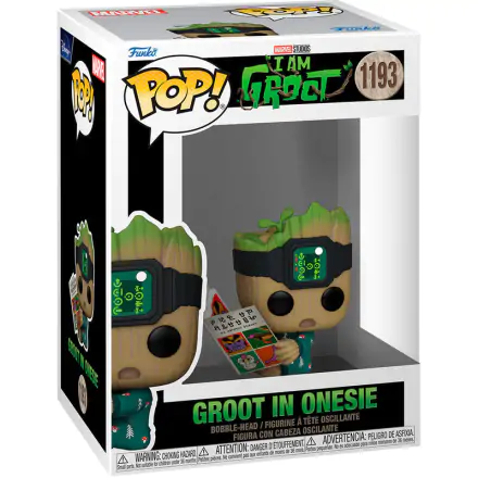 Ich bin Groot POP! Vinyl Figur Groot PJs w/book 9 cm termékfotója