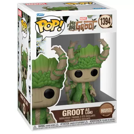 Funko POP Figur Marvel We Are Groot - Groot as Loki termékfotója