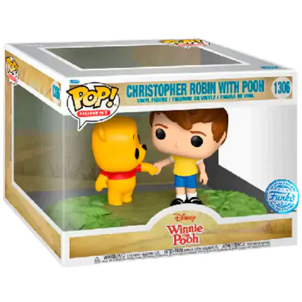 Disney Winnie Puuh POP! Moment Vinyl Figur Winnie the Pooh- CR w/ Pooh 9 cm termékfotója