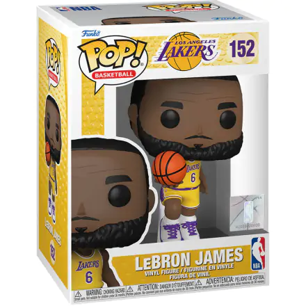 NBA POP! Sports Vinyl Figur LeBron James (Lakers) 9 cm termékfotója