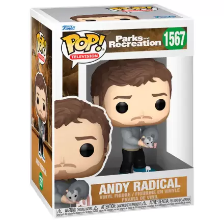 Funko POP Figur Parks and Recreation Andy Radical termékfotója