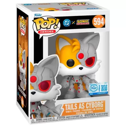 Funko POP Figur Sonic The Hedgehog DC Comics Tails As Cyborg Exclusive Produktfoto