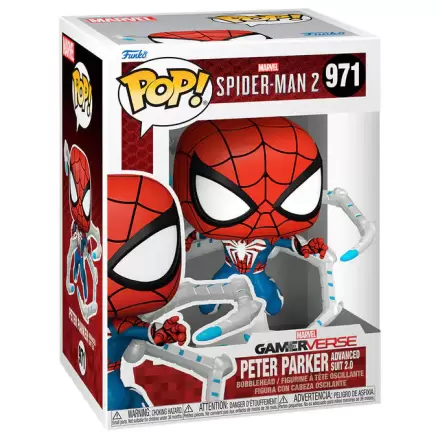 Funko POP Figur Marvel Spiderman 2 Peter Parker Advanced Suit 2.0 termékfotója