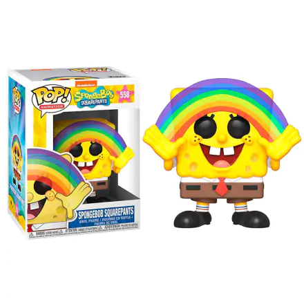 SpongeBob Schwammkopf POP! Vinyl Figur SpongeBob Rainbow 9 cm Produktfoto