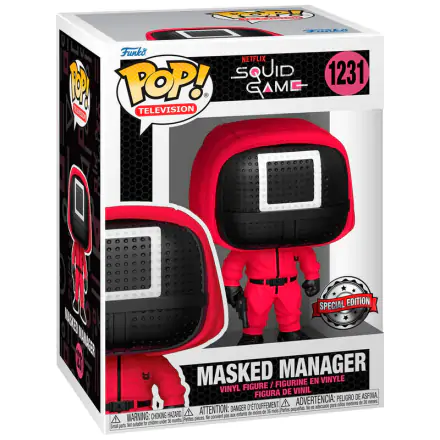 Squid Game POP! Television Vinyl Figur Masked Manager Special Edition 9 cm termékfotója