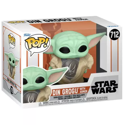 Funko POP Figur Star Wars The Mandalorian Din Grogu with Armor termékfotója