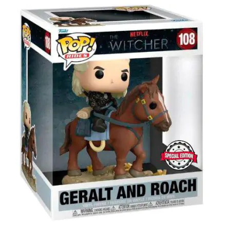 POP Figur The Witcher Geralt And Roach Exclusive Produktfoto