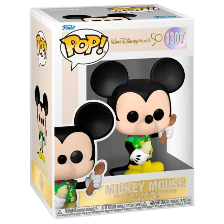 Walt Disney Word 50th Anniversary POP! Disney Vinyl Figur Aloha Mickey Mouse 9 cm termékfotója