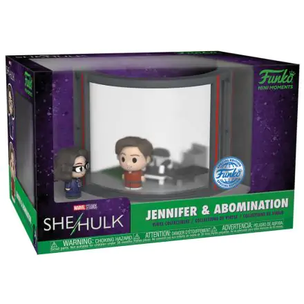 She-Hulk POP! Mini Moment Vinyl Figur Jennifer & Abomination 5 cm Produktfoto